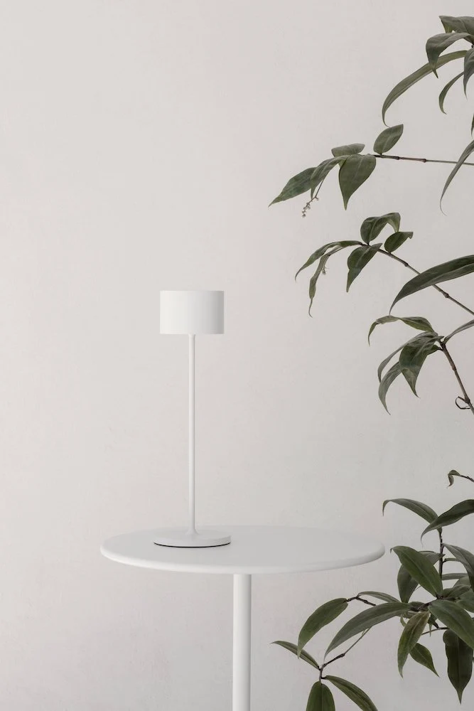 Blomus Mobile LED-Tischleuchte Farol White