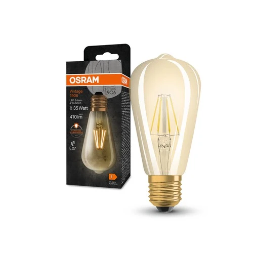 OSRAM Vintage 1906® Classic Edison LED-Lampe, 4W, 410lm , E27 , Warmweiß