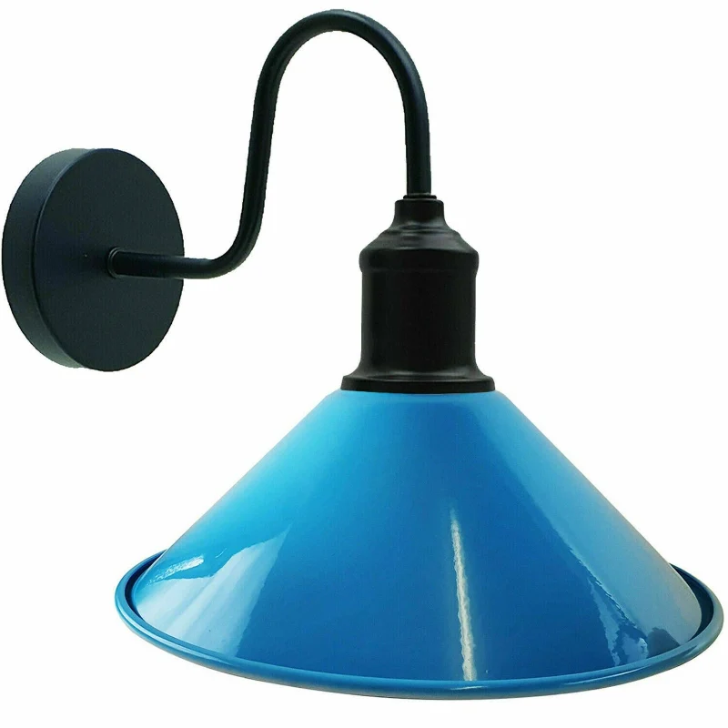 Wandbeleuchtung innen ,metall, Ø 22cm, E27, bunte lampen~1581