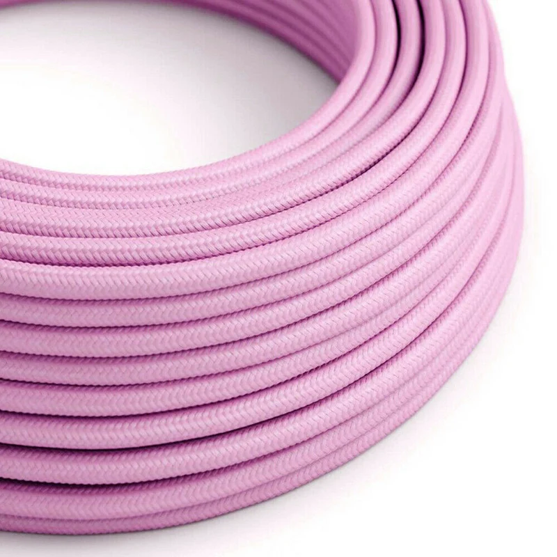 1m,5m,10m Rundes 2-Adriges Geflochtenes Farbiges Kabel ~1438
