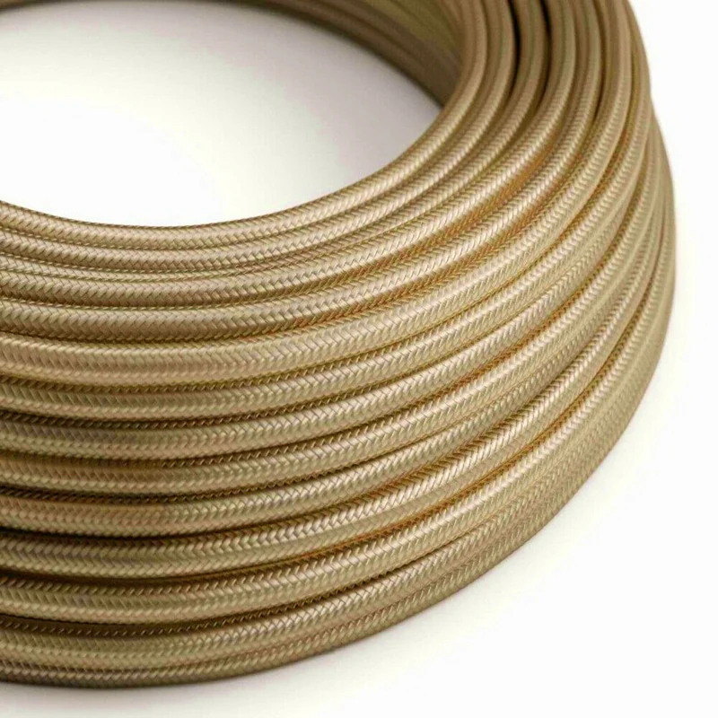 1m,5m,10m Rundes 2-Adriges Geflochtenes Farbiges Kabel ~1438
