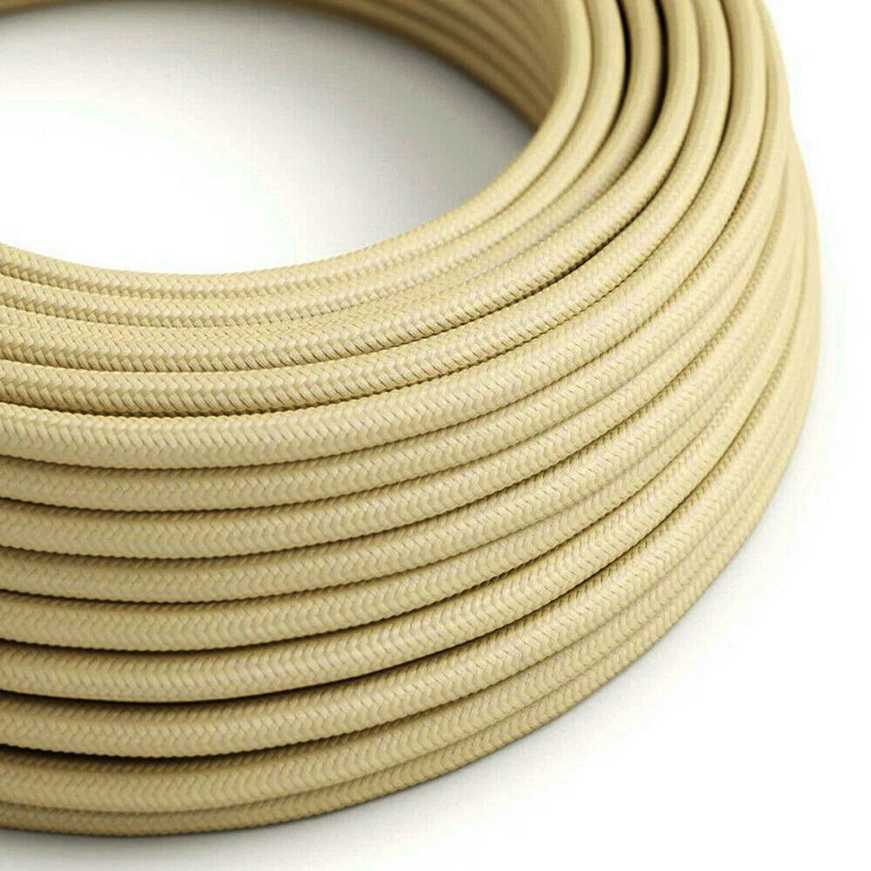 1m,5m,10m Rundes 2-Adriges Geflochtenes Farbiges Kabel ~1438
