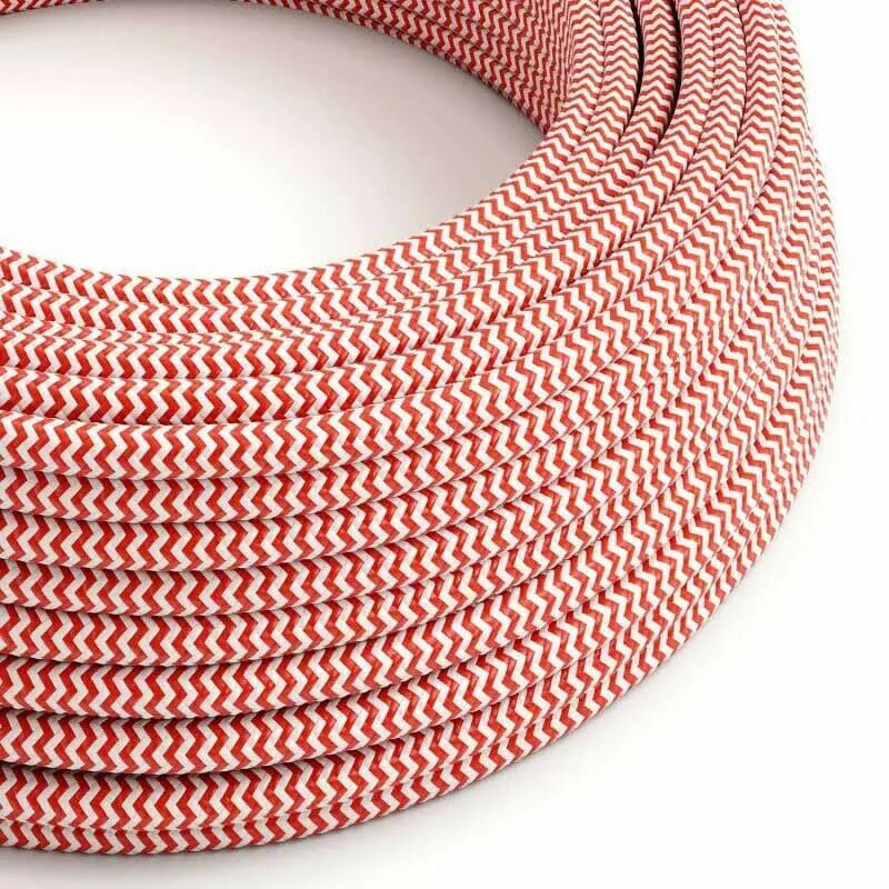 1m,5m,10m Rundes 2-Adriges Geflochtenes Farbiges Kabel ~1438
