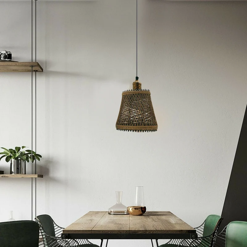 Industrielle Vintage Deckenlampe – Retro E27 Pendelleuchte mit Käfig-Design Kronleuchter~1506