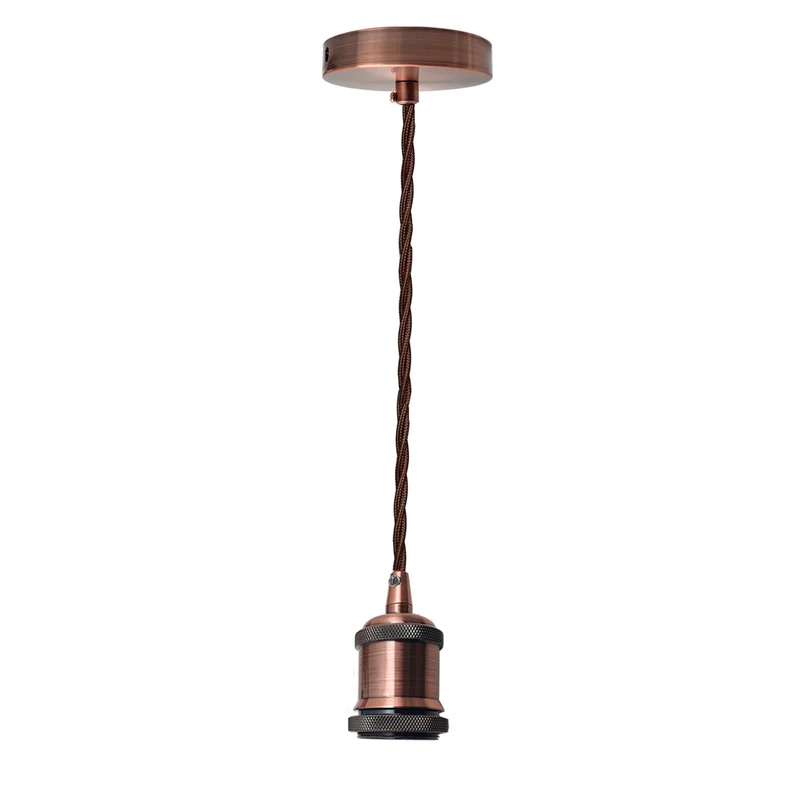 1m verdrilltes Kabel & Kupfer Lampenhalterung Pendelleuchten~1431