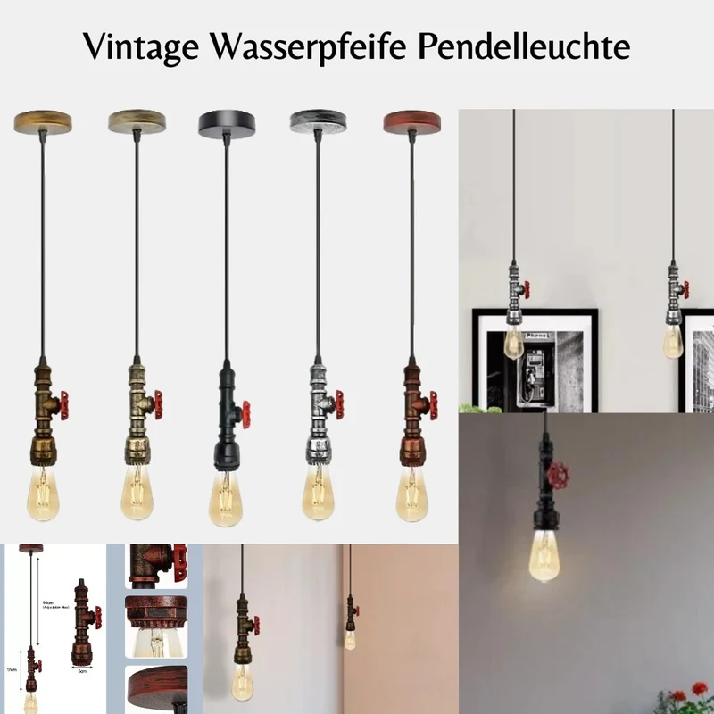 Wasserpfeife Moderne Pendelleuchten Höhenverstellbar~1255