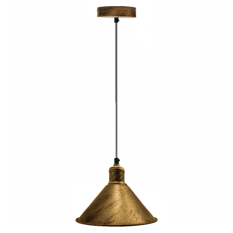 Moderne Pendelleuchten, gebürstetes Kupfer, bar beleuchtung~1497