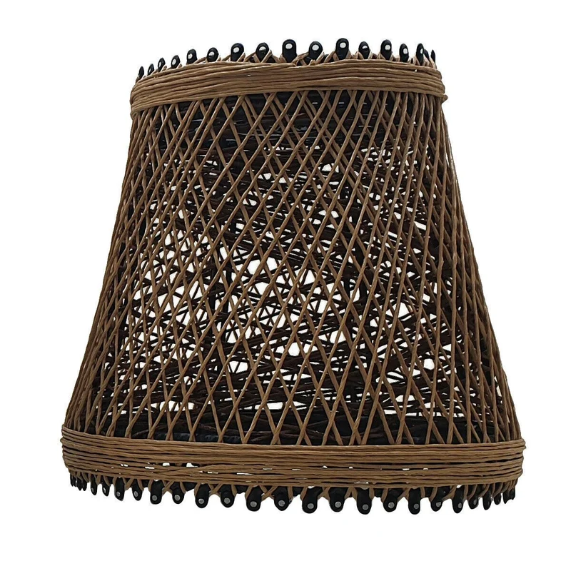 Nest Bird Cage Pendelleuchten Gewebter Rattan Creative Lamp Cage~1415