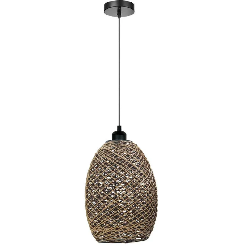 Rattan Lampe hängend:Natur-Flair für dein Heim~1364