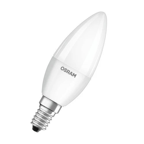 OSRAM LED BASE CLASSIC B Lampe matt (ex 40W) 5,5W / 4000K Kaltweiß E14, 3er Pack