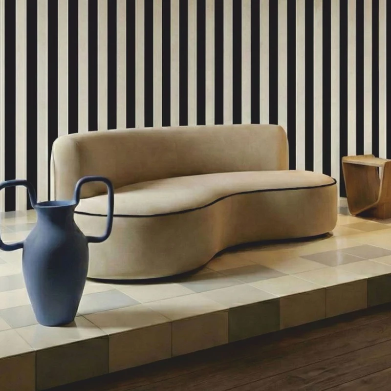 Casa Padrino Luxus Samt Sofa Beige 220 cm - Hotel Möbel - Wohnzimmer Möbel - Büro Möbel - Luxus Möbel