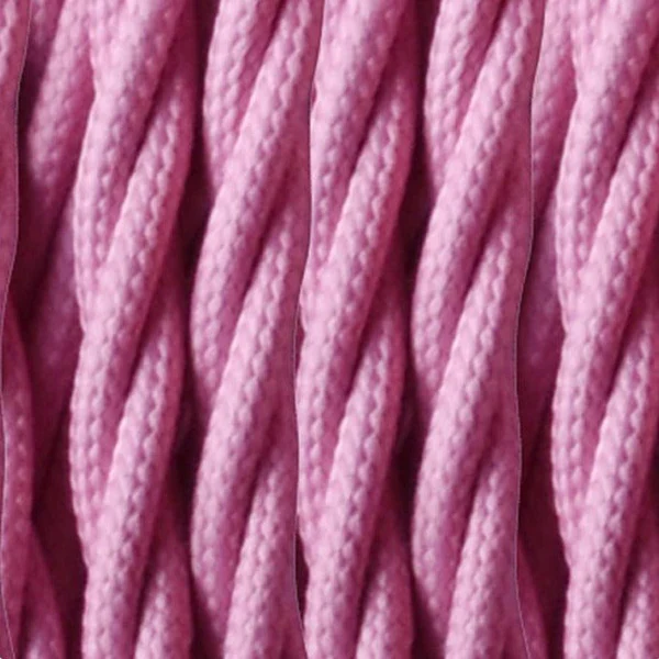 Wohnzimmerlampen Decke - Twist Kabel 2x0,75mm² Rosa~1174