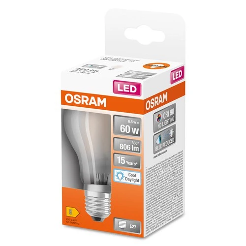 OSRAM SUPERSTAR+ CLASSIC A GLFR 40 LED-Lampe, 3,4W, 470lm , Warmweiß