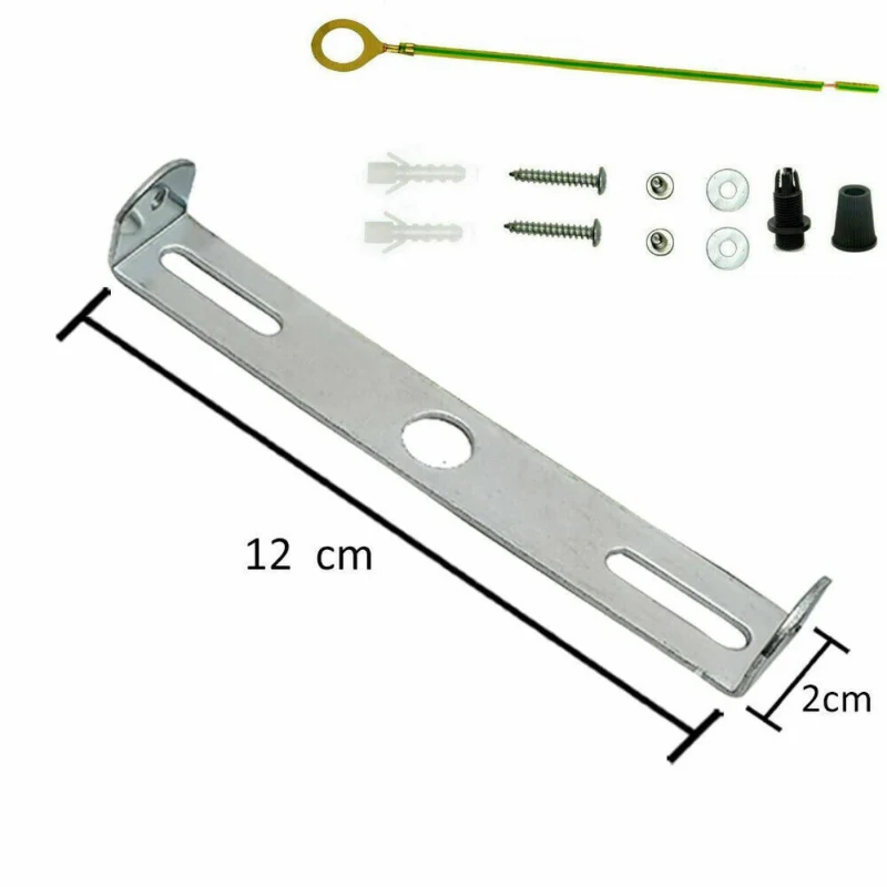 Deckenleuchte Montage-Set 12cm Halterung & Erdung mit Zubehör ~1285
