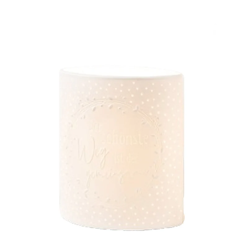Porzellan Lampe Der schönste Weg klein