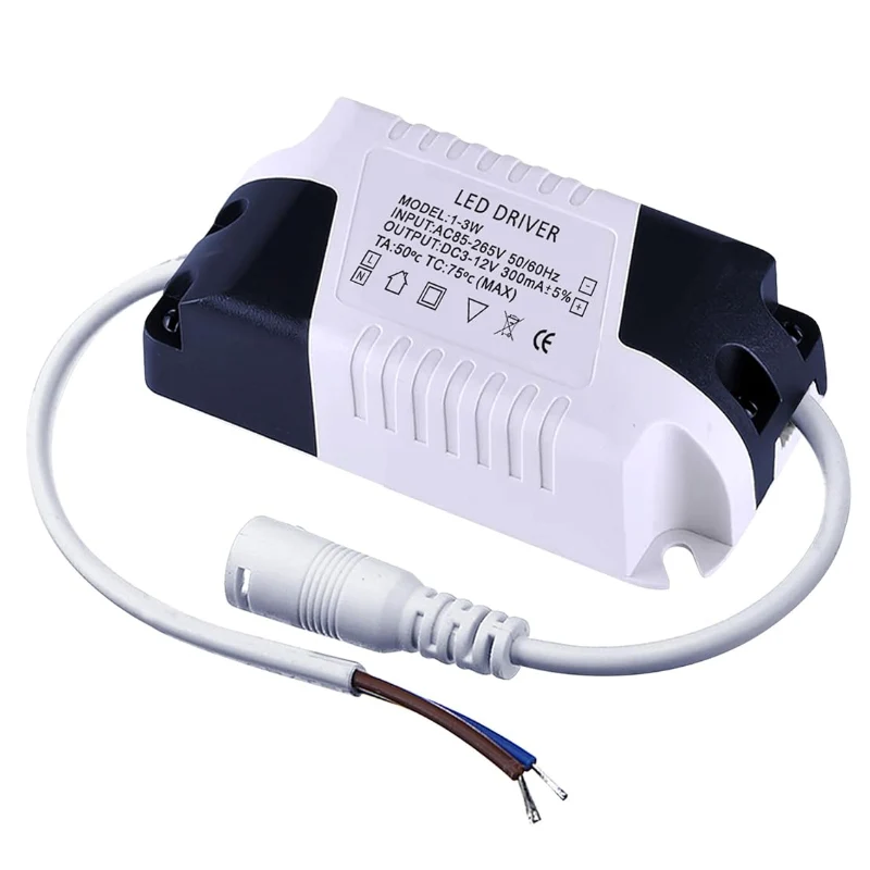 LED Treiber 1-3W 300mA Konstantstrom Kompakt Netzteil ~1108