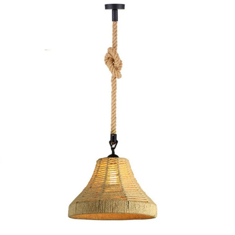 Hanfseil pendelleuchte & Hängelampen Mit käfigschirm~1340