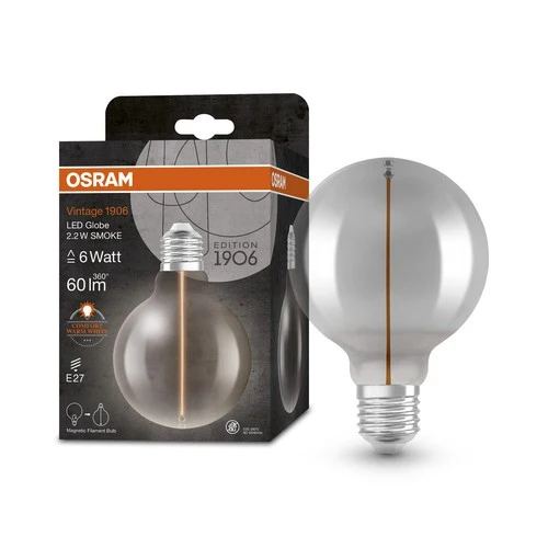 OSRAM Vintage 1906® Classic Globe95 LED-Lampe, 2,2W, 60lm