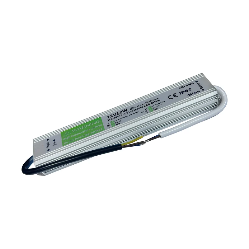 Wasserdichter LED-Treiber 50W IP67 12V, Überspannungs- & Kurzschlussschutz~1094
