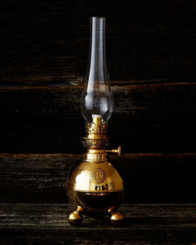 Fotogenlampa - Dragsö mässing