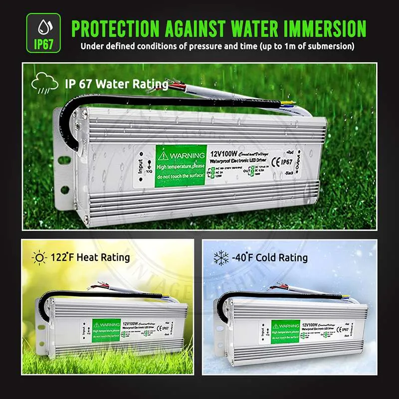 12V wasserfestes Netzteil stabilisiert 20,83A | 250W | IP67 ~1091