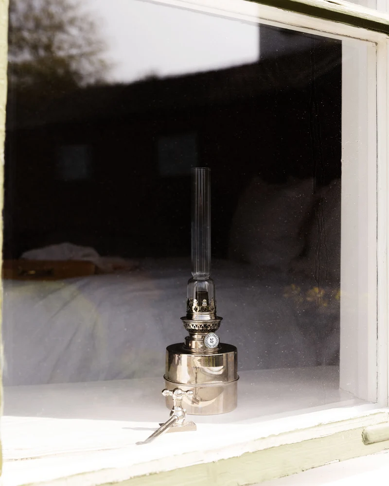 Fotogenlampa - Flaggskär nickel