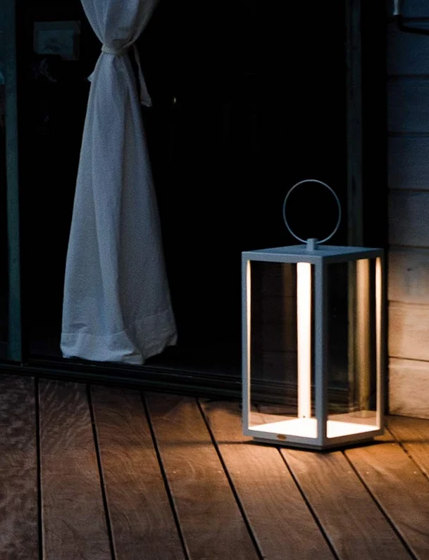 Unopiu - Laterne Oslo mit LED mit Batterie