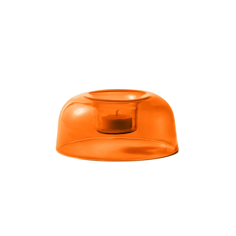 Blown Glass Tealight Holder THE LIGHT Set of Two by Neri & Hu for Paola C