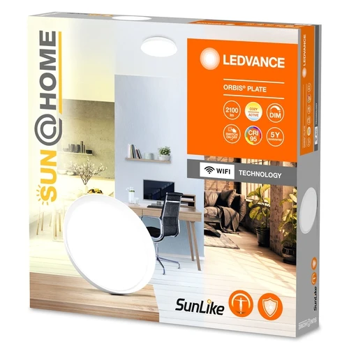 LEDVANCE Wifi SUN@HOME ORBIS PLATE Deckenleuchte 43cm 26W / 2200-5000K