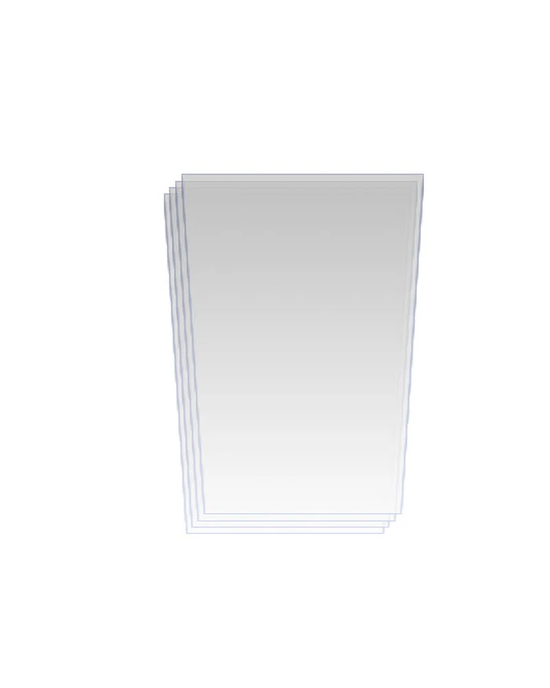 4-pack glasskärmar till lykthus S4
