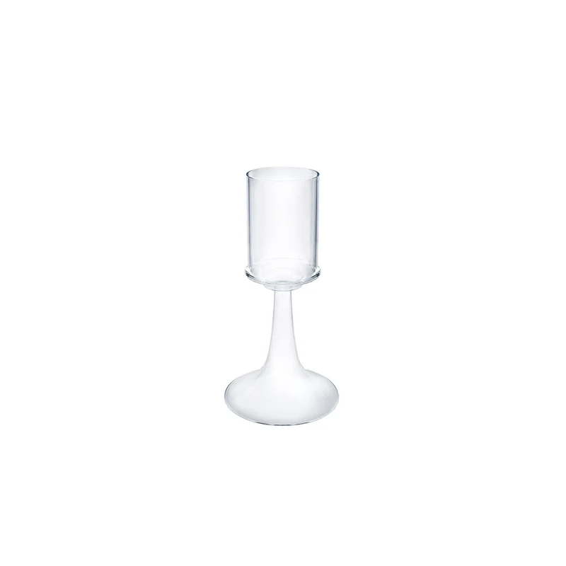 Blown Glass Candle Holder FIAMMA Set of Two by Aldo Cibic for Paola C
