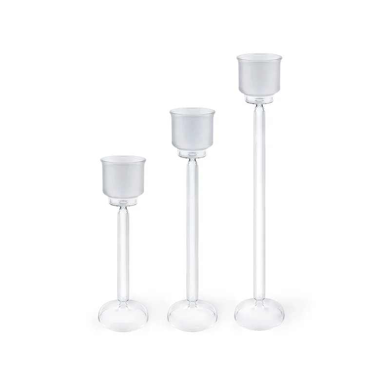 Blown Glass Candle Holder AMBRA by Aldo Cibic for Paola C