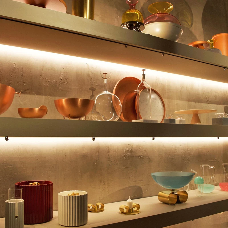 Blown Glass Candle Holder AMBRA by Aldo Cibic for Paola C