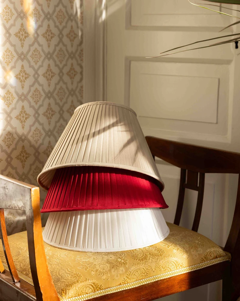 Textilskärm d300 (Ringf/Beige)