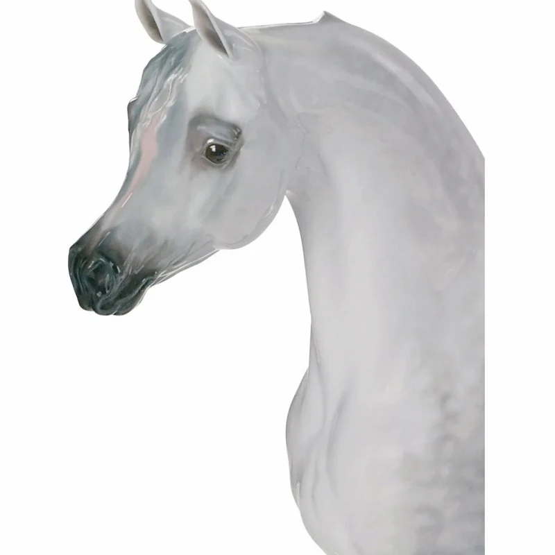 Casa Padrino Luxus Deko Porzellan Skulptur Araberpferd 46 cm - Handgefertigt