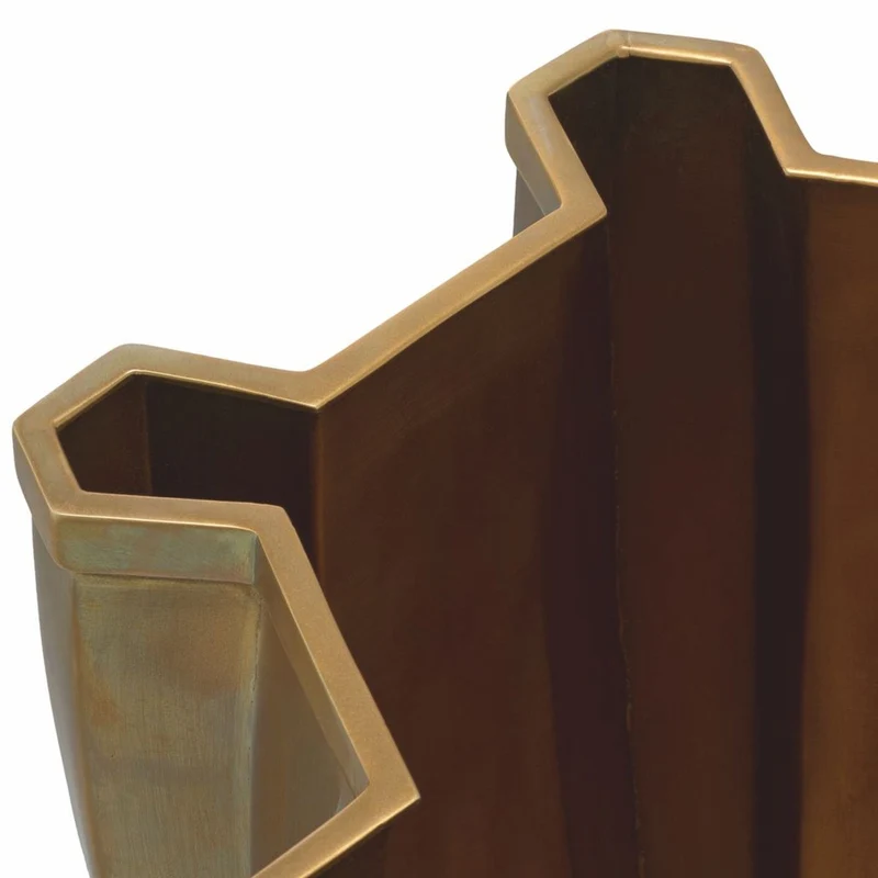 Casa Padrino Luxus Weinkühler Vintage Messing H. 25 cm - Champagnerkühler - Hotel Accessoires