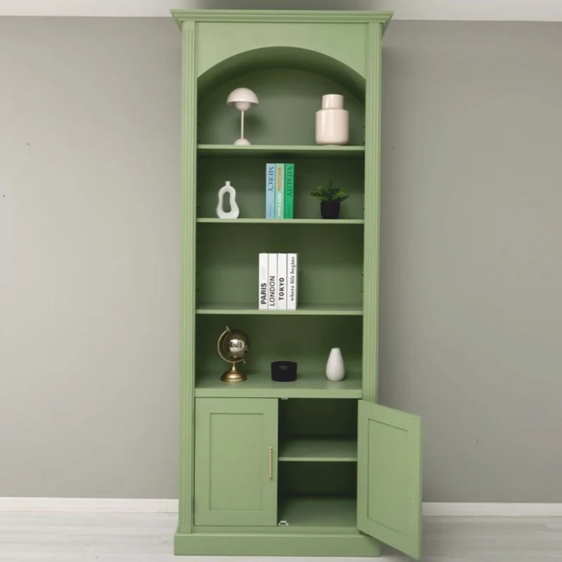 Casa Padrino Landhausstil Bücherschrank Hellgrün 102 x H. 250 cm - Landhausstil Möbel