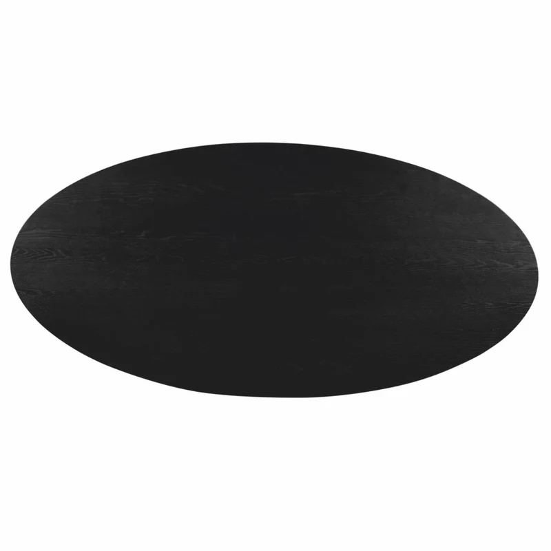 Casa Padrino Luxus Esstisch Schwarz 230 cm - Ovaler Küchentisch - Esszimmer Möbel
