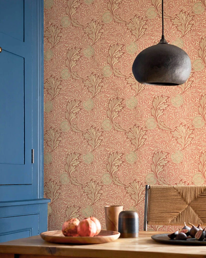William Morris & Co. Tapet - Apple rust gold