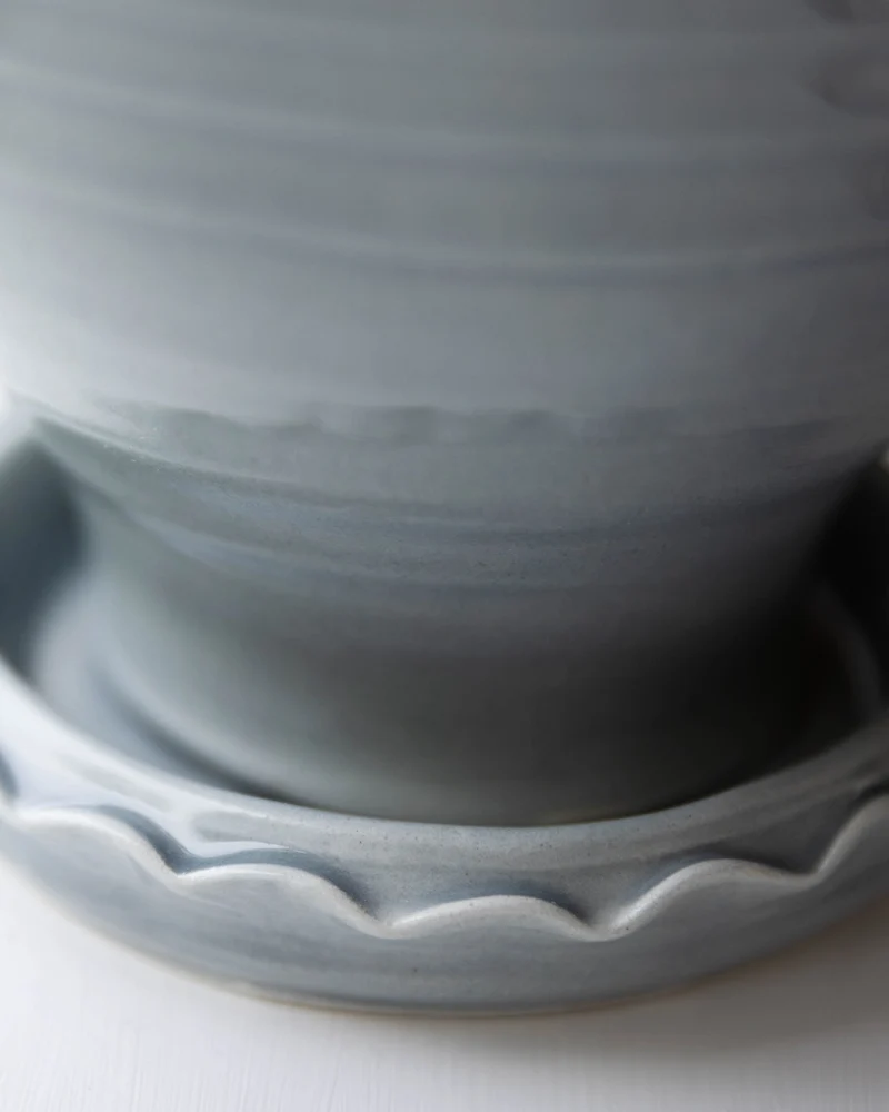 Kruka Sturehof - Adelcrantz, 17 cm grå