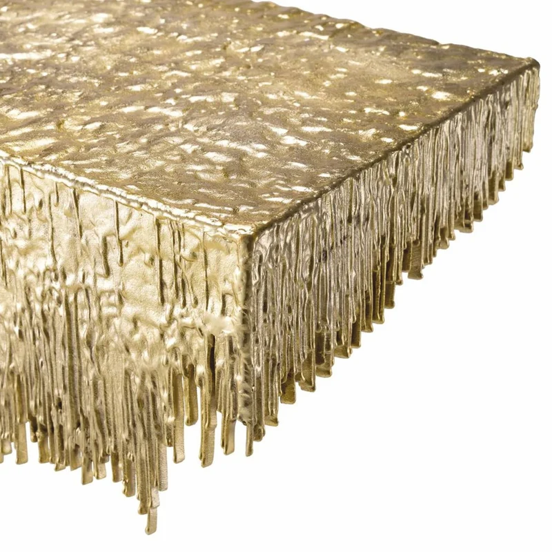 Casa Padrino Luxus Wandkonsole Gold 100 cm - Luxus Designer Möbel