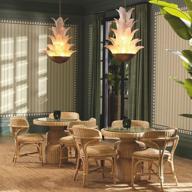 Casa Padrino Luxus Kronleuchter Antik Messing / Hellgrau H. 75,5 cm - Luxus Qualität