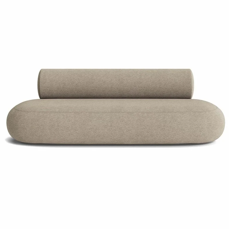 Casa Padrino Luxus Sofa Greige 240 cm - Luxus Wohnzimmer & Hotel Möbel