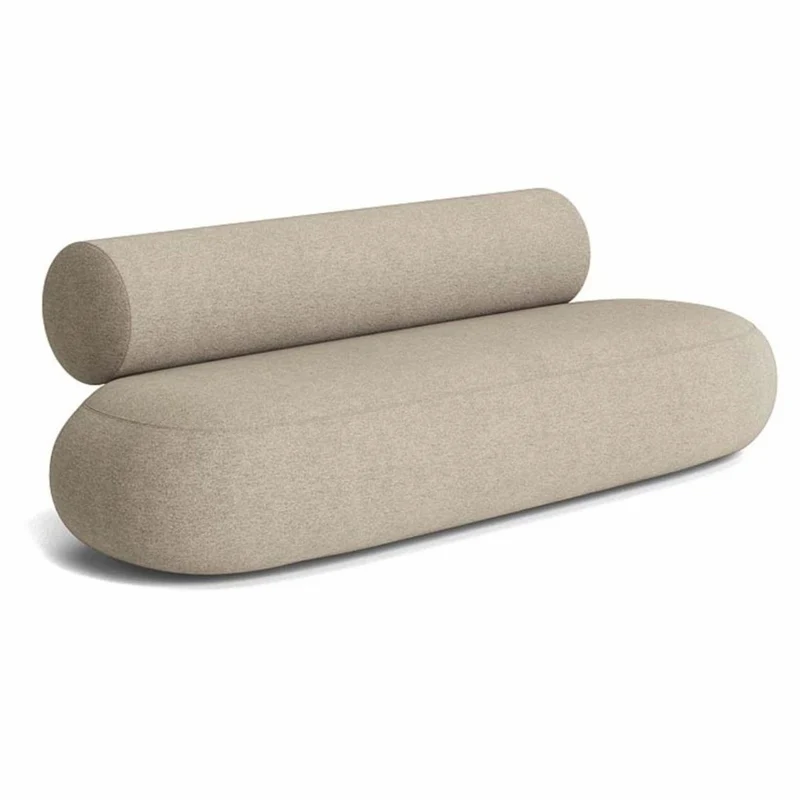 Casa Padrino Luxus Sofa Greige 240 cm - Luxus Wohnzimmer & Hotel Möbel
