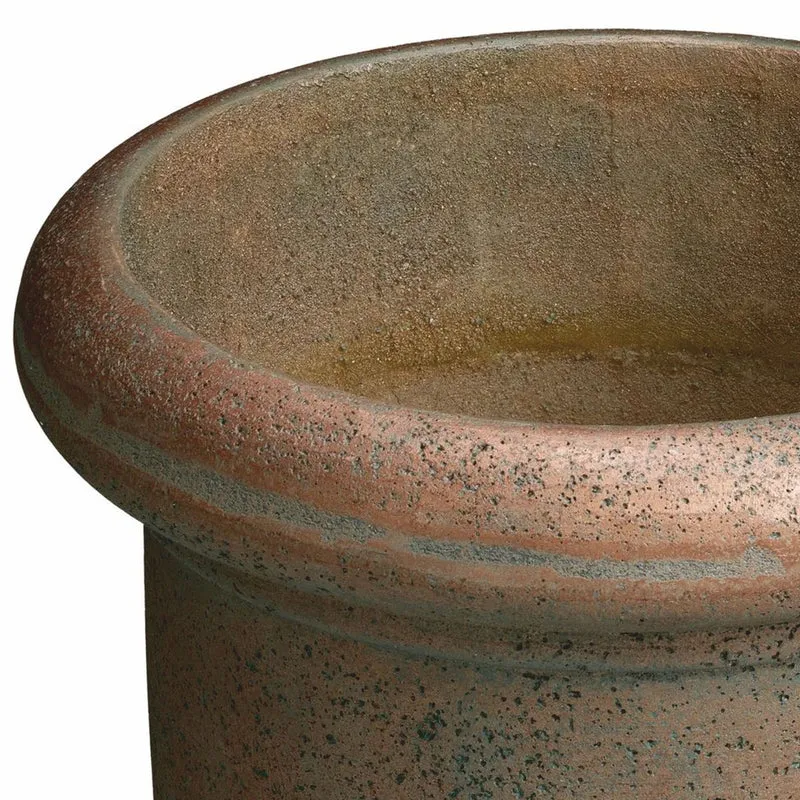 Casa Padrino Luxus Blumentopf Bronze Ø 60 x H. 60 cm - Luxus Garten Deko