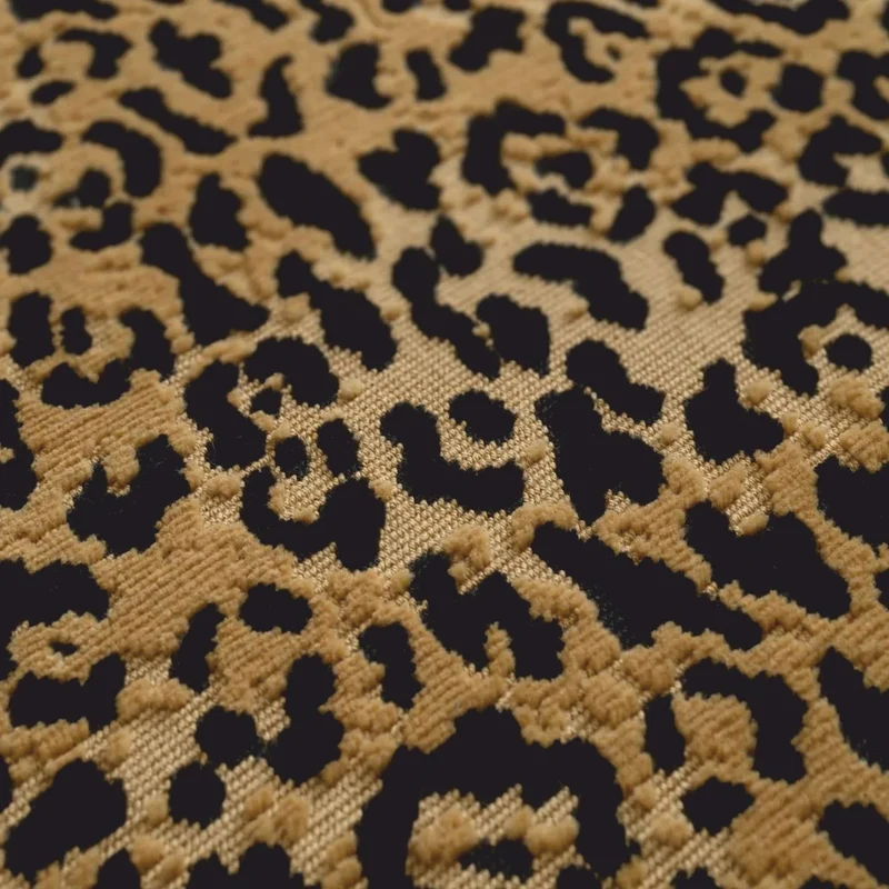 Casa Padrino Luxus Deko Kissen Leopard Beige / Schwarz 60 x 60 cm - Deko Accessoires