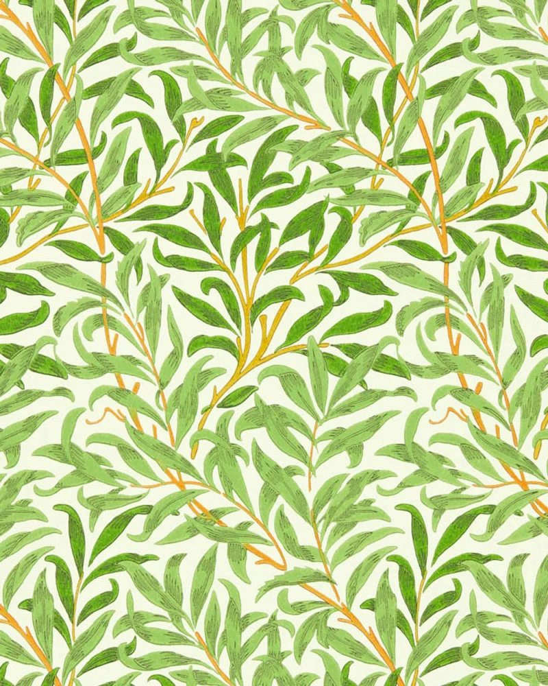 William Morris & Co. Tapet - Willow Boughs leaf green