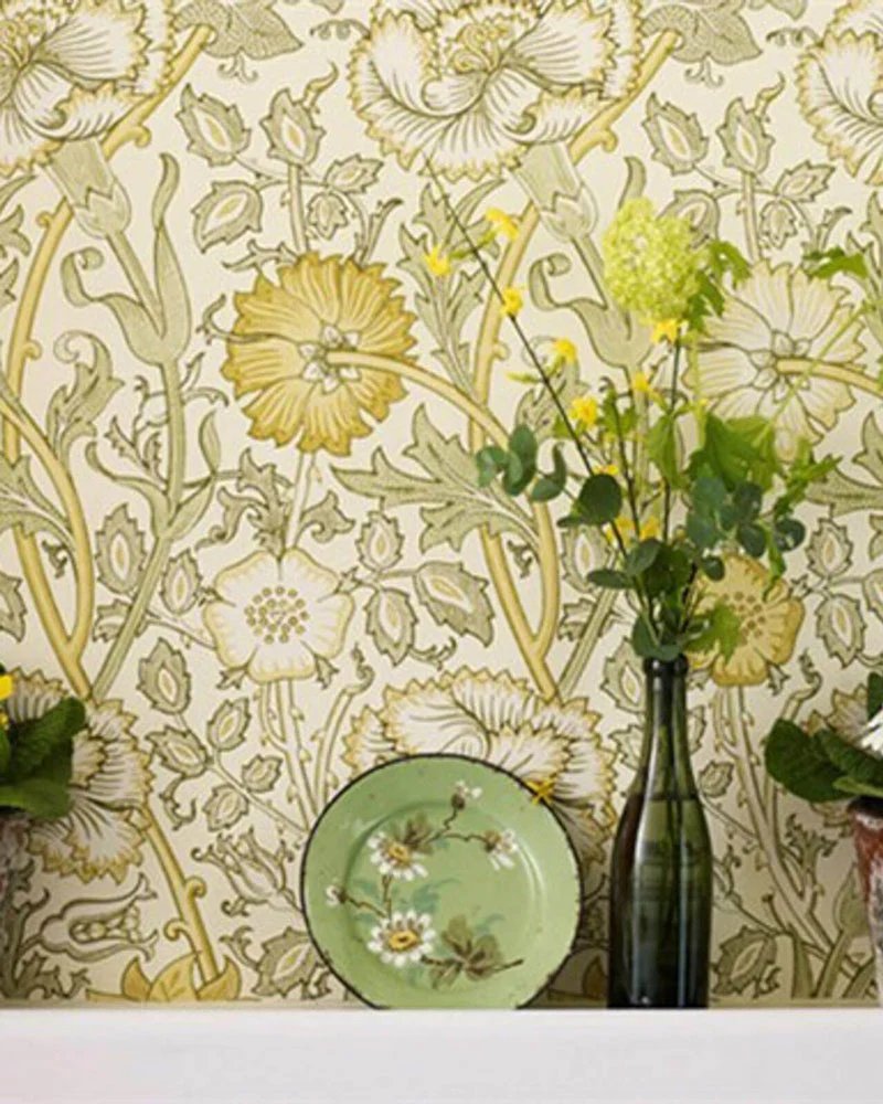 William Morris & Co. Tapet - Pink & Rose cowslip/fennel