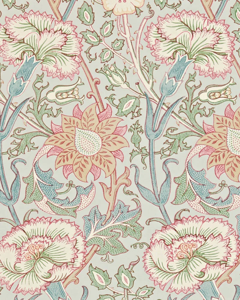 William Morris & Co. Tapet - Pink & Rose eggshell/rose