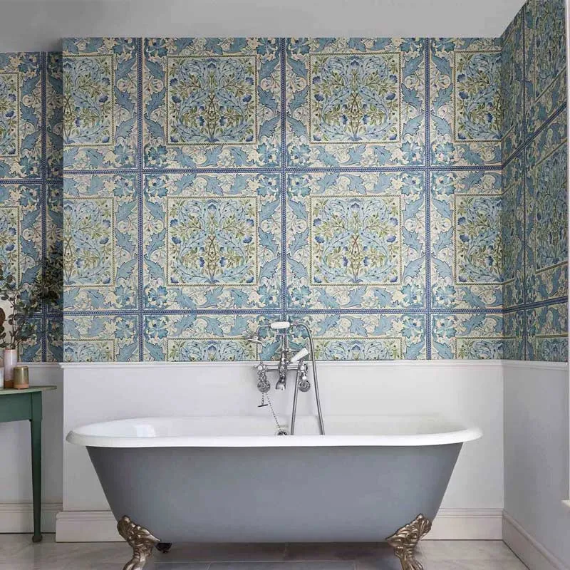 William Morris & Co. Tapet - Wilhelmina indigo